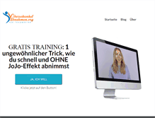 Tablet Screenshot of oberschenkelabnehmen.org